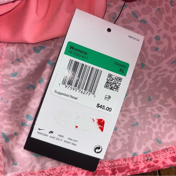 Nike Women's One Dri-FIT Mid-Rise 3" NWT - Picture 4 of 6